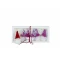 JK Home Décor - Santa Claus Fabric Ornament in Red S/6 10cm