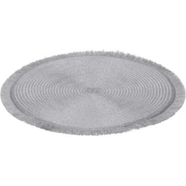 JK Home Décor - Placemat Woven 35cm Silver