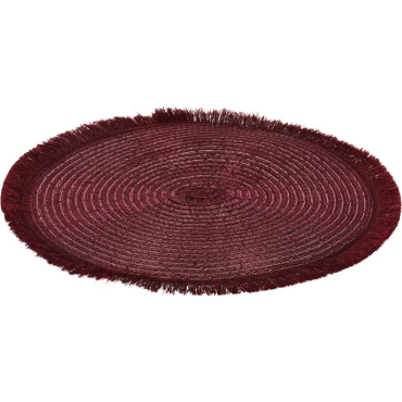 JK Home Décor - Placemat Woven 35cm Burgundy