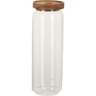 JK Home Décor - Δοχείο Αποθήκευσης από Γυαλί 1300ml