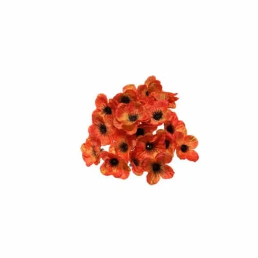 JΚ Home Décor - Ανεμώνη Πορτοκαλί S/20 3cm