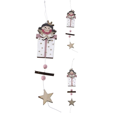 JK Home Décor - Hanging Deco Child In Present