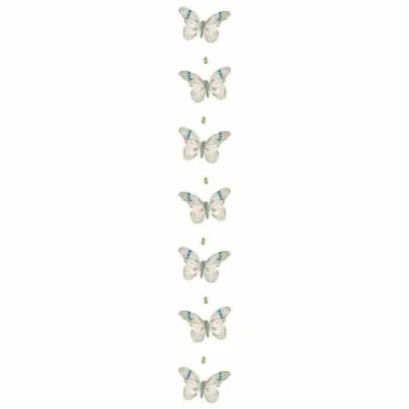 JΚ Home Décor - Γιρλάντα Πεταλούδα Λαχανί 15cm