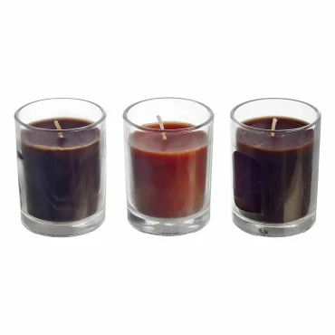 JΚ Home Décor - Κερί S/3 με Γυαλί