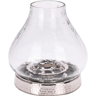 JK Home Décor - Candleholder Glass 18x16cm