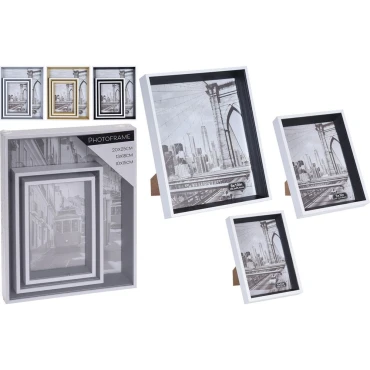 JK Home Décor - Photoframe S/3 3ASS