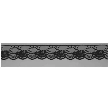 JΚ Home Décor - Κορδέλα Δαντέλα Μαύρη 6cmX10m