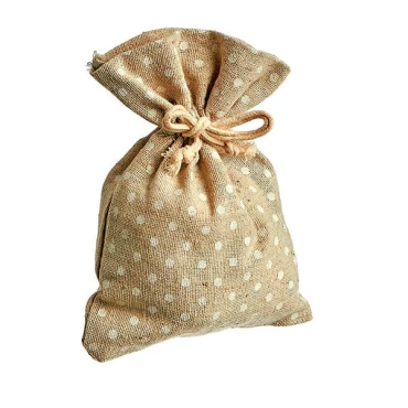 JK Home Décor - Bag Pouch with White Dots 10x14cm
