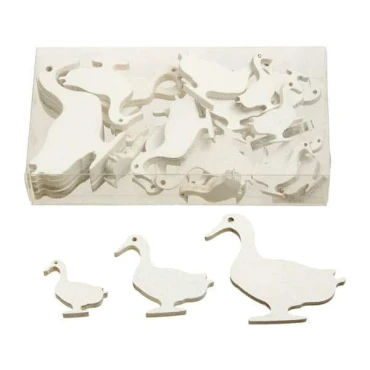 JK Home Décor - Duck White with Display Box 8x7.5cm-6x5.5cm