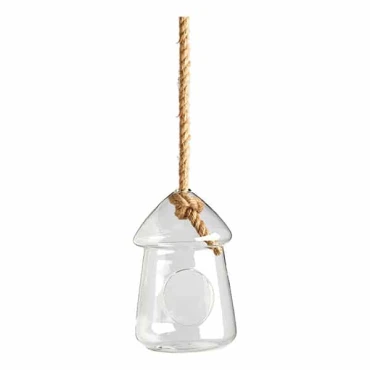 JΚ Home Décor - Μανιτάρι με Άνοιγμα Γυάλινο 15x23cm