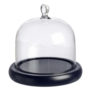 JK Home Décor - Καμπάνα με Καρδιά & Μαύρη Βάση 10x11cm