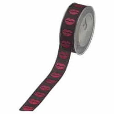 JΚ Home Décor - Κορδέλα Letto Στρας Φιλί Κόκκινο 2.5cmX9.10m