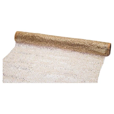 JΚ Home Décor - Ρολό Τούλι Παγιέτα 50cmX5m Χρυσό