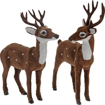JK Home Décor - Ελάφι Καφέ 23x26.5cm 2Σχδ