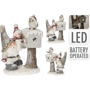 JΚ Home Décor - Νανάκι Μgο 2Σχδ LED 3xAA