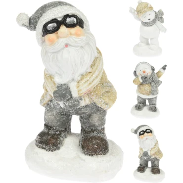 JK Home Décor - Xmas Figurine Dancing 16cm 3ASS