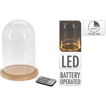 JK Home Décor - Dome 24cm with WW LED