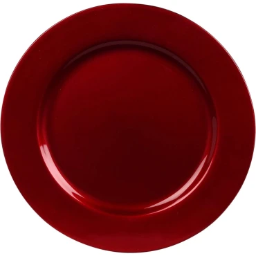 JK Home Décor - Πιατέλα από Πλαστικό Κόκκινο 33cm S/4