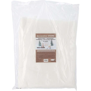 JK Home Décor - Χιονοκουβέρτα Λευκή 100x100cm
