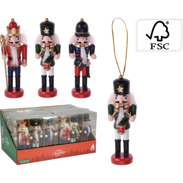 JK Home Décor - Στολίδι Καρυοθραύστης 12cm S/3