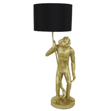 JK Home Décor - Table Lamp Polyresin Gold 32x27x81cm