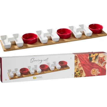 JK Home Décor - Βάση για Μπώλ HoHo Χριστουγέννων 11x12x3cm S/7