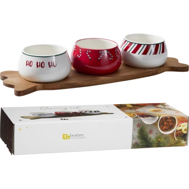 JK Home Décor - Βάση για Μπώλ Χριστουγέννων 7.5x5.5cm S/4