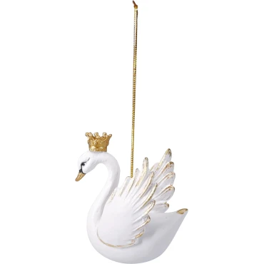 JK Home Décor - Στολίδι Κύκνος 8cm 2Σχδ