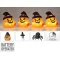 JK Home Décor - Γιρλάντα Halloween Led 3Σχδ