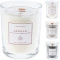 JK Home Décor - Κερί Αρωματικό Cosy Crackle σε Γυαλί 10x12.5cm 3Σχδ