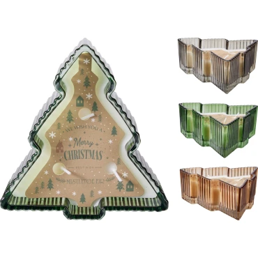JK Home Décor - Αρωματικό Κερί σε Γυαλί 15cm 3Σχδ