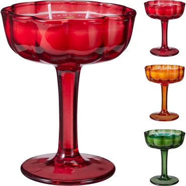 JK Home Décor - Αρωματικό Κερί σε Γυαλί 13cm 3Σχδ