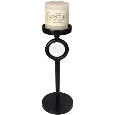 JΚ Home Décor - Κηροπήγιο Μαύρο 30x12x12cm