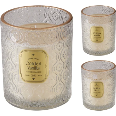 JK Home Décor - Αρωματικό Κερί σε Γυαλί 10x12cm 2Σχδ