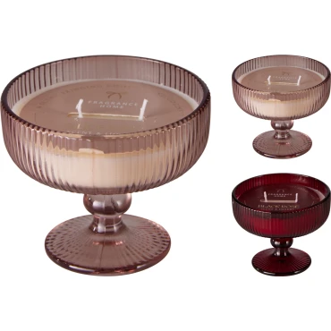 JK Home Décor - Αρωματικό Κερί σε Γυαλί 12x10cm 2Σχδ