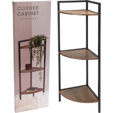 JK Home Décor - Ραφιέρα 3-Επιπέδων από MDF 23x23x76cm