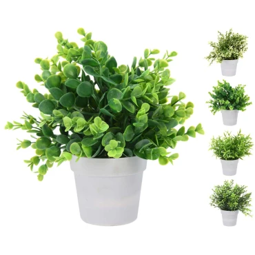 JK Home Décor - Γλαστράκι με Φυτό 24cm 4Σχδ