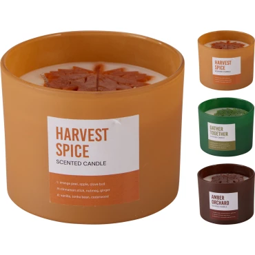 JK Home Décor - Αρωματικό Κερί Autumn 7.5cm 3Σχδ