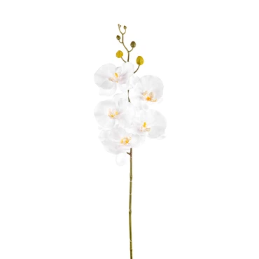 JK Home Décor - Κλαδί Ορχιδέα Ιβουάρ 78cm