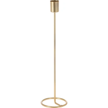 JK Home Décor - Κηροπήγιο Αλουμινίου Χρυσό 30cm