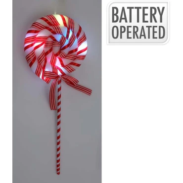 JK Home Décor - Στολίδι Γλυφιτζούρι LED 16x43cm