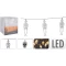JΚ Home Décor - Γιρλάντα Halloween 10LED 13cm 2Σχδ