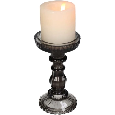 JΚ Home Décor - Κηροπήγιο Μαύρο 10x10x17cm