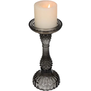JΚ Home Décor - Κηροπήγιο Μαύρο 11x11x24cm