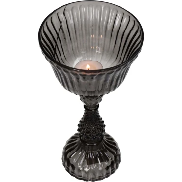 JΚ Home Décor - Κηροπήγιο Μαύρο 12x12x25cm