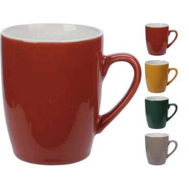 JK Home Décor - Κούπα Κεραμική 380ml 8x10cm 4Σχδ