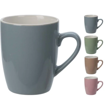 JK Home Décor - Κούπα Κεραμική 380ml 8x10cm 4Σχδ