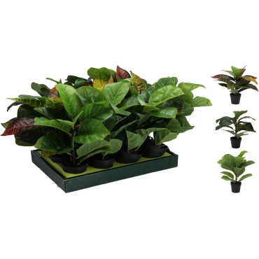 JK Home Décor - Γλαστράκι με Φυτό 30x38cm 3Σχδ