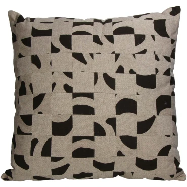 JΚ Home Décor - Μαξιλάρι Βαμβακερό Καφέ 50x50cm