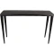 JΚ Home Décor - Βοηθητικό Τραπέζι Αλουμινίου Μαύρο 100x30x65cm
